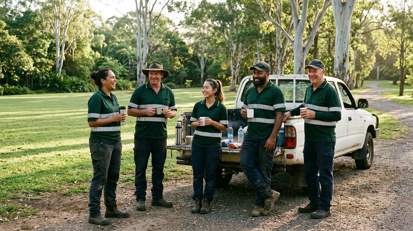Rivercity Environmental field crew on site in South East Queensland